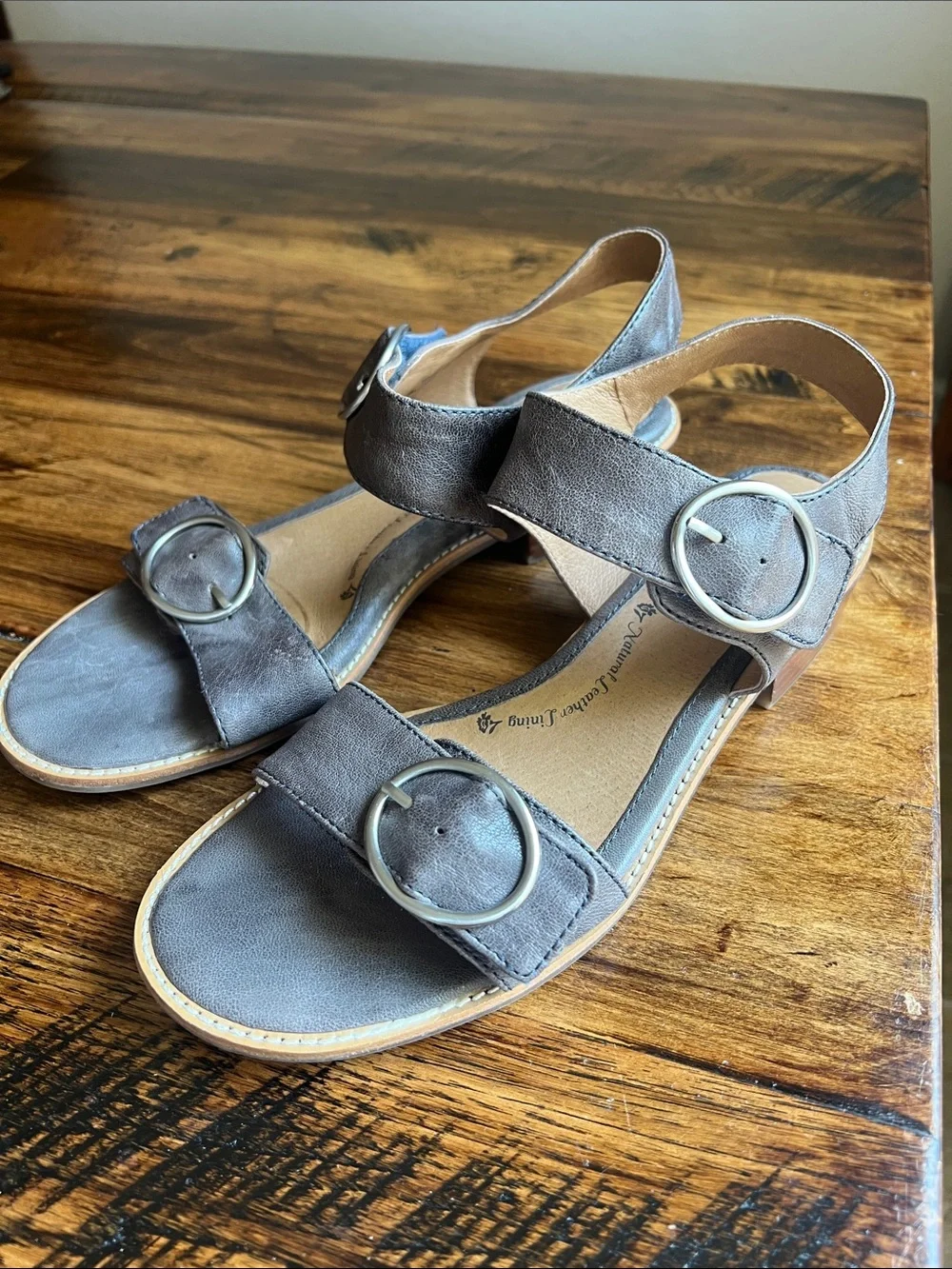Sofft Sz 10 Gray Nerissa Strap Sandal Boho Comfy